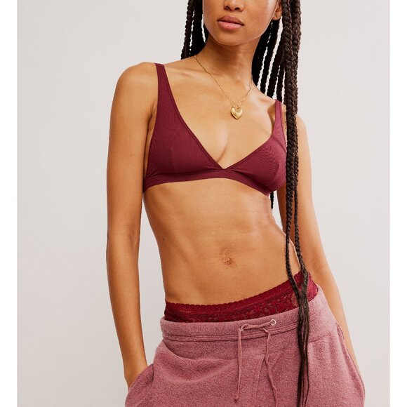 Free People Other - FREE PEOPLE Collagen Yarn Triangle Bra / Port Royal.Sz Small. 🆕 NWT❤️